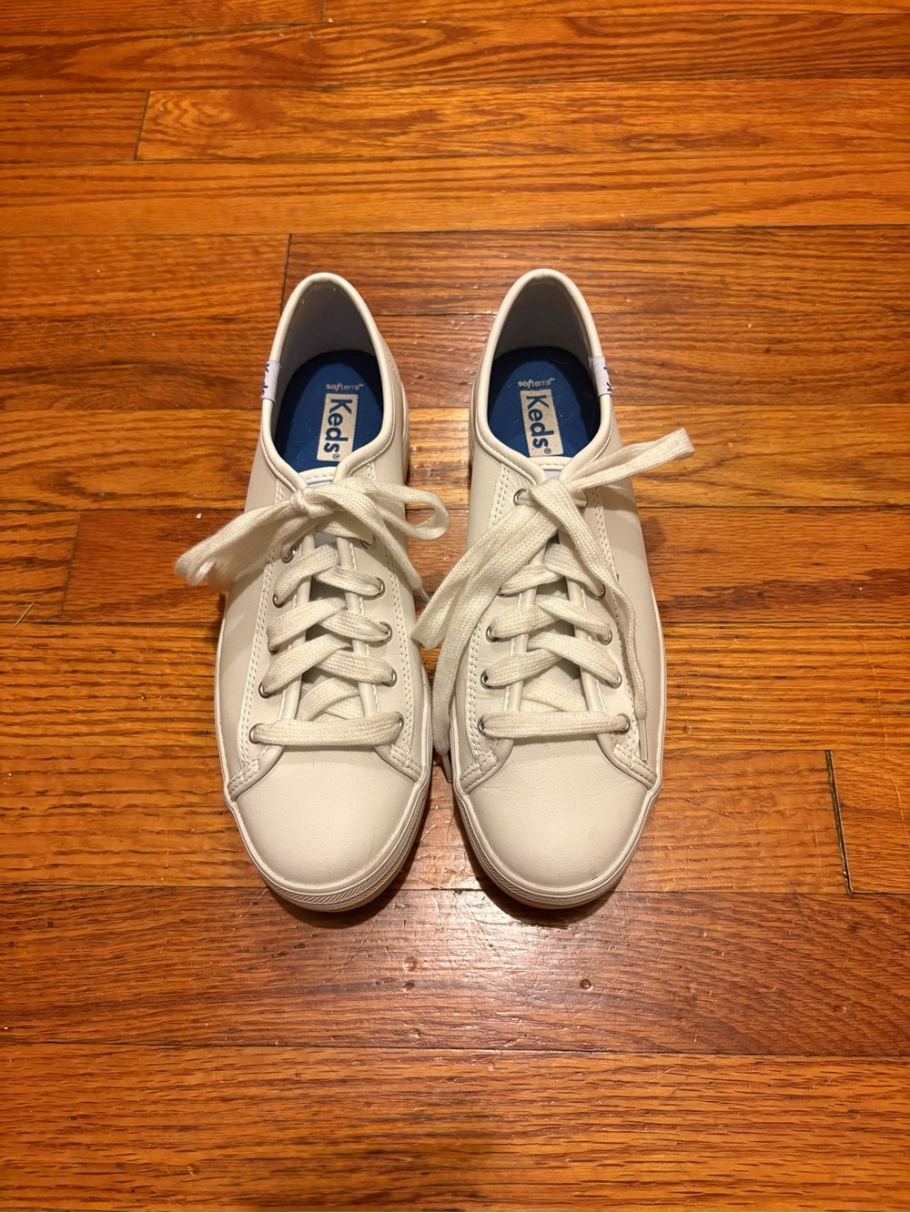 Keds Triple Kick Leather Platform Sneaker